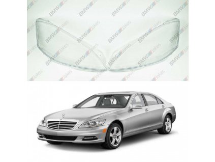 Kryty předních světel pro Mercedes Benz S W221 (2005-2009)