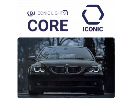 137 bj iconic lights core bmw 5 e60 e61 facelift xenon