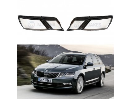 Kryty předních světel pro Škoda Octavia 3 facelift (2017-2019)
