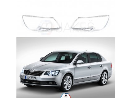 Kryty předních světel pro Škoda Superb 2 facelift (2013-2015)
