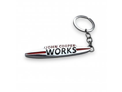 Mini John Cooper klíčenka přívěsek stříbrný