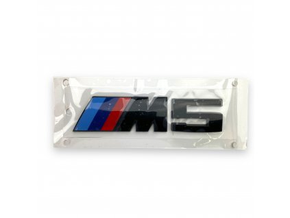 BMW M5 znak na kufr černý matný