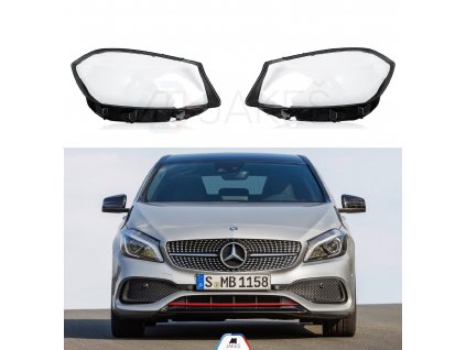 Kryty předních světel pro Mercedes-Benz třída A W176 facelift (2015-2017)