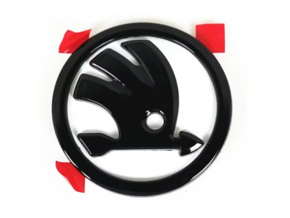 Škoda znak 90mm bílý