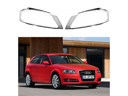 Kryty předních světel pro Audi A3 8P S3 RS3 (2008-2013)