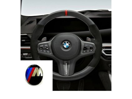 BMW M znak na volant 45mm zlatý