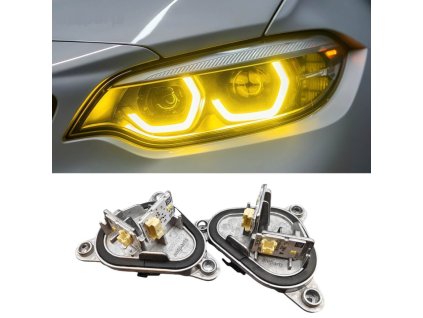 BMW M2 F22 F23 F87 DRL žluté moduly denního svícení CSL