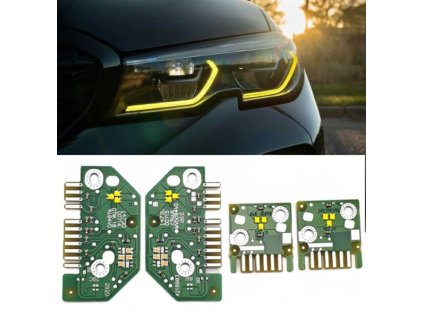 BMW 3 G20 / G21 / G28 DRL žluté moduly denního svícení CSL