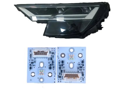 2025 09 11 10 43 19 Audi Q8 front headlight LED daytime running light DRL module board 4M89414751