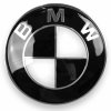 BMW zadní znak na kufr černobílý 73mm