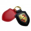 4 Porsche klíčenka kožená s logem černá
