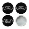 1 FORD tředové krytky kol pokličky 54mm černé (sada 4ks)