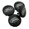 FORD tředové krytky kol pokličky 54mm černé (sada 4ks)