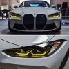 2025 06 25 12 40 40 For BMW 4 Series G80 G82 G22 M3 M4 Yellow DRL CSL Style Angel Eye LED Board Set