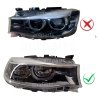 2026 01 15 11 08 49 BMW F34 GT CSL lemon yellow DRL module daytime running light for adaptive LED he
