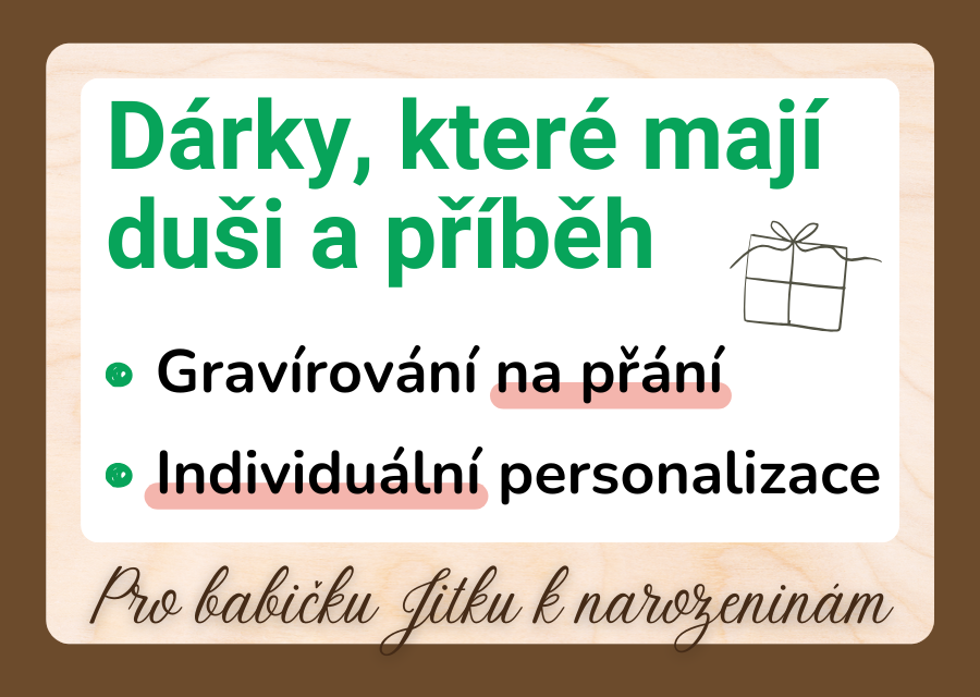 Dárky, které mají duši a příběh