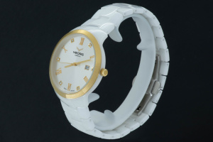  Dámské hodinky MEORIS Ceramic YG (YELLOW GOLD) vyrobené z high-tech keramiky kombinované s ušlechtilou nerezovou ocelí (4)