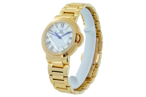  Dámské společenské Quartz hodinky Beauty YG  jsou vyrobené ze zlacené ušlechtilé nerezové oceli a zdobené krystaly SWAROVSKI (3)