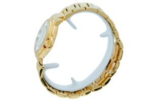  Dámské společenské Quartz hodinky Beauty YG  jsou vyrobené ze zlacené ušlechtilé nerezové oceli a zdobené krystaly SWAROVSKI (5)