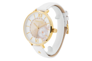  Dámské náramkové Quartz hodinky JVD, řada SUNDAY ROSE, model Sunlight Leather SUN‑E08 (2)