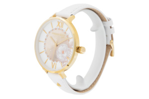  Dámské náramkové Quartz hodinky JVD, řada SUNDAY ROSE, model Sunlight Leather SUN‑E08 (3)