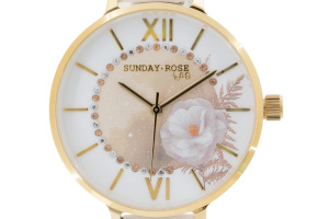  Dámské náramkové Quartz hodinky JVD, řada SUNDAY ROSE, model Sunlight Leather SUN‑E08 (10)