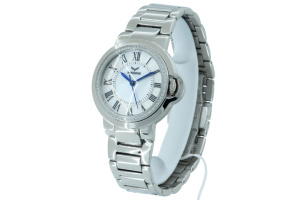  Dámské společenské Quartz hodinky Beauty S jsou vyrobené z leštěné ušlechtilé nerezové oceli a zdobené krystaly SWAROVSKI (3)