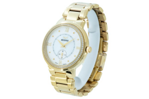  Dámské společenské Quartz hodinky Elegance YG vyrobené ze zlacené ušlechtilé nerezové oceli a zdobené krystaly SWAROVSKI (3)