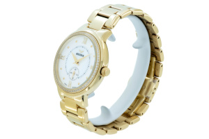  Dámské společenské Quartz hodinky Elegance YG vyrobené ze zlacené ušlechtilé nerezové oceli a zdobené krystaly SWAROVSKI (4)