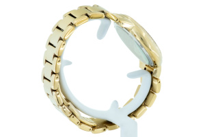 Dámské společenské Quartz hodinky Elegance YG vyrobené ze zlacené ušlechtilé nerezové oceli a zdobené krystaly SWAROVSKI (9)