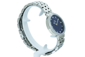  Dámské společenské Quartz hodinky MEORIS Noblesse SB z leštěné ušlechtilé nerezové oceli a zdobené krystaly SWAROVSKI (5)