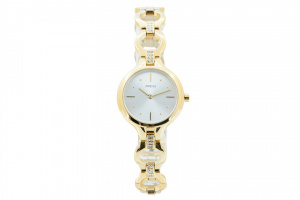  Dámské společenské Quartz hodinky PRIM vyrobené z ušlechtilé nerezové oceli leštěné do vysokého lesku a zdobené krystaly SWAROVSKI