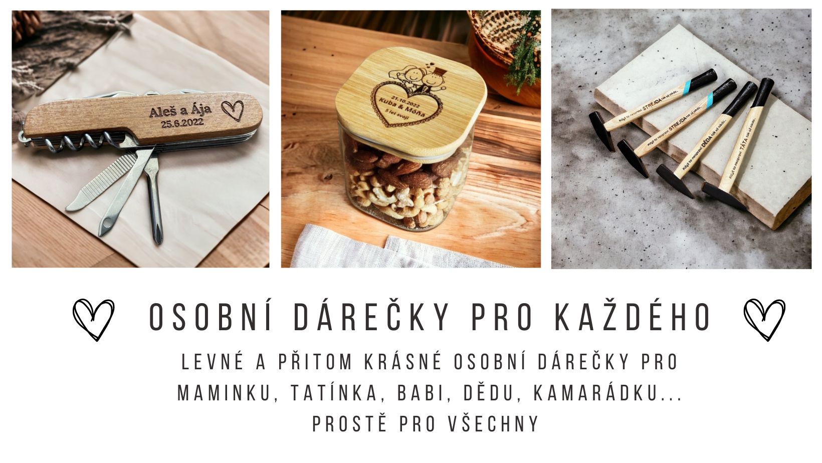 osobní dárečky pro každého