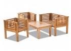 Zahradní dřevěný nábytek sestava MALIBU