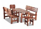 Zahradní dřevěný nábytek sestava ULM