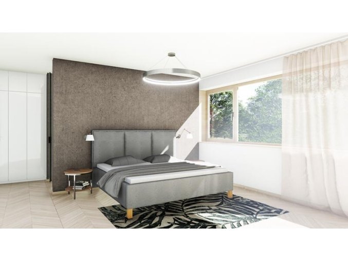 Čalouněná manželská postel Honora 180x200 cm