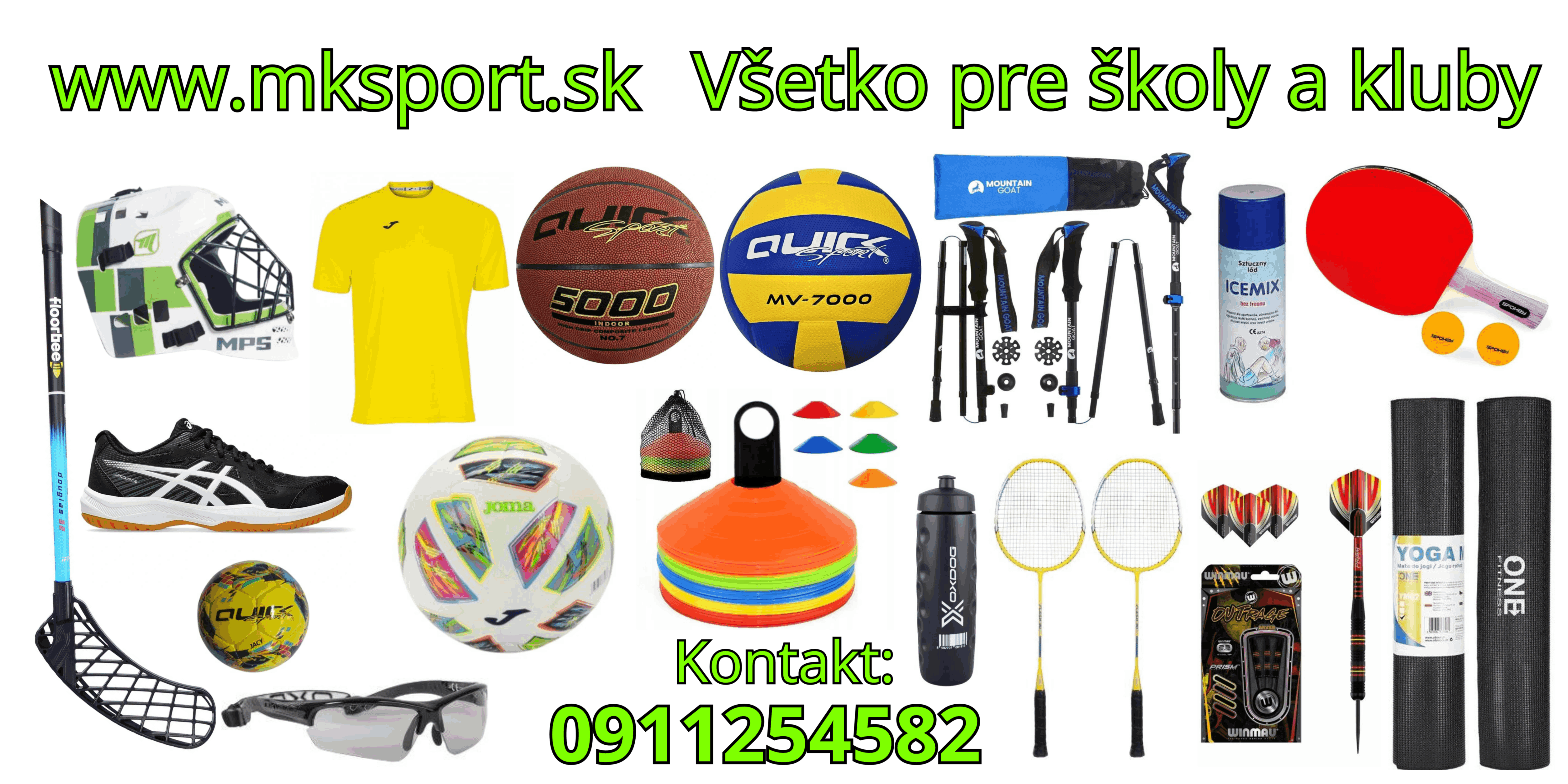 Všetko pre školy a kluby