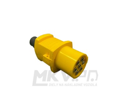 Zástrčka 7 pólová oranžová 443857086042