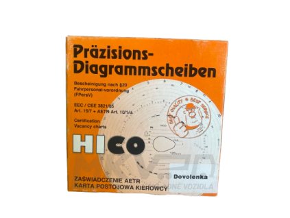 Kotúč tachografu Dovolenka