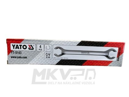 Kľúče brzdových trubiek 8 17 4ks