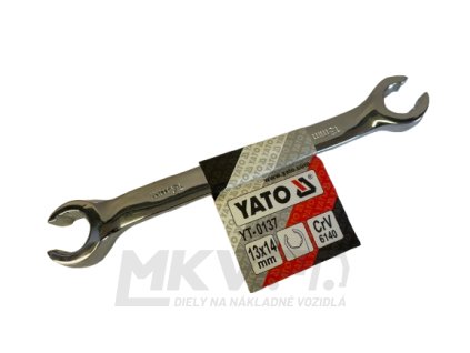 Kľúč prstencový polootvorený 13x14 YATO