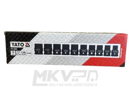 Sada nádstavca 12 rázové šesťhranných 10 22 YATO
