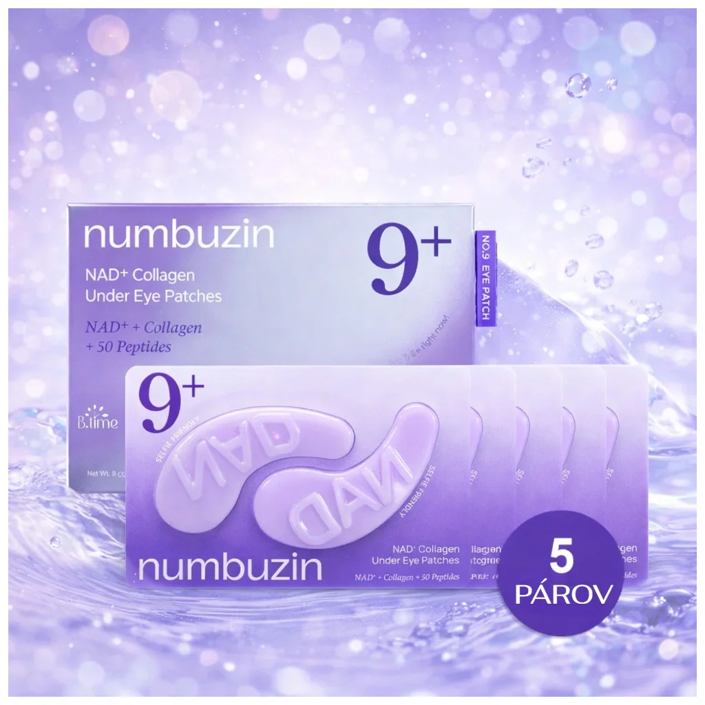 numbuzin No.9 NAD Collagen Under Eye Patches 5 párov