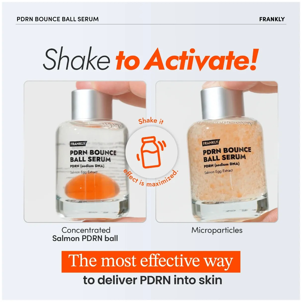 FRANKLY PDRN Bounce Ball Serum návod na pretrepanie