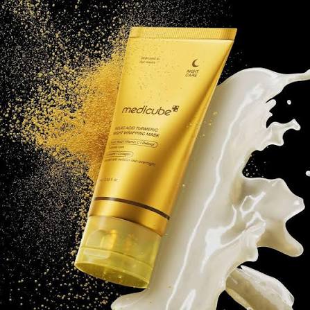 Medicube Kojic Acid Turmeric Night Wrapping Mask účinky