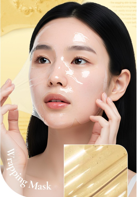 Medicube Kojic Acid Turmeric Night Wrapping Mask použitie