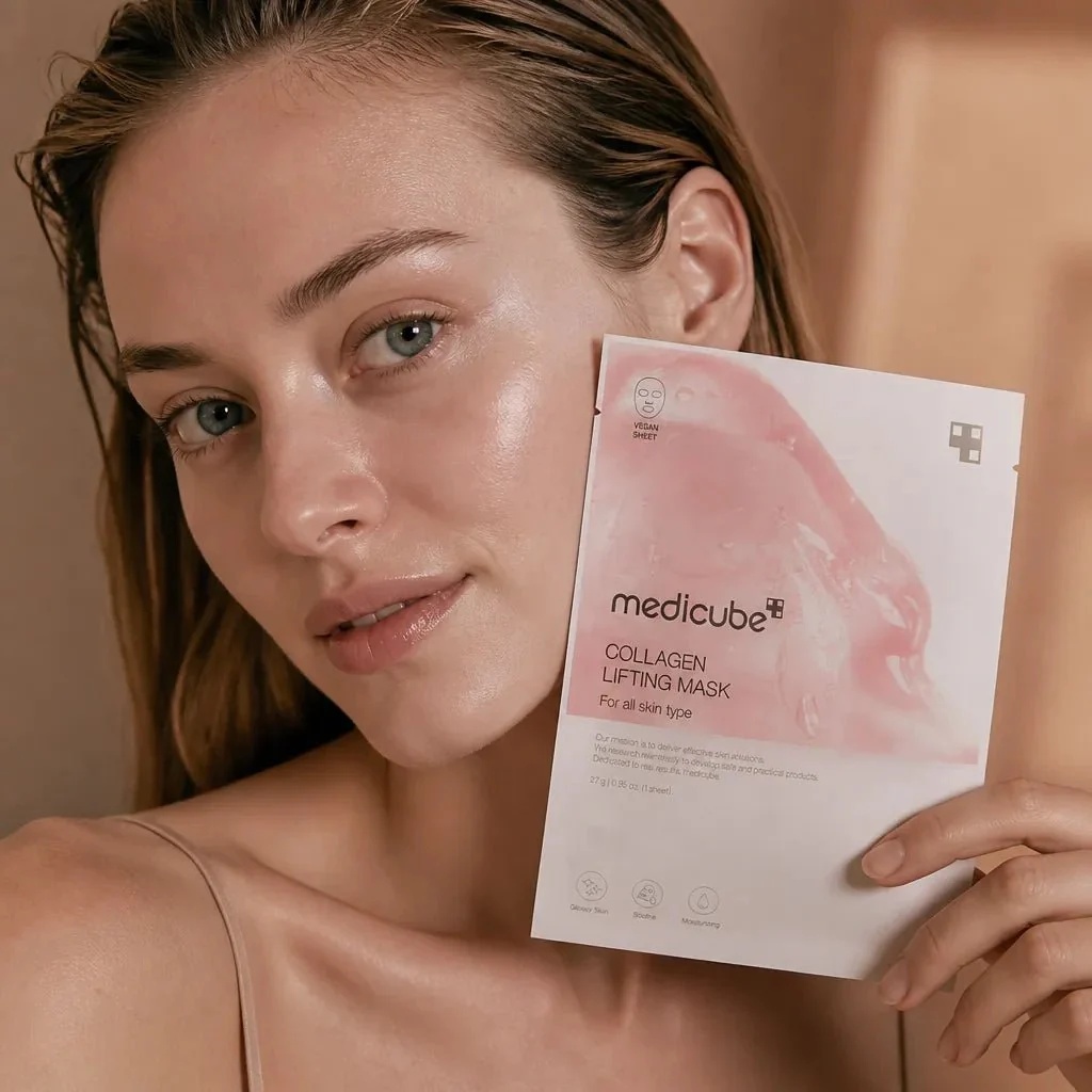 Medicube Collagen Lifting Mask na pleti