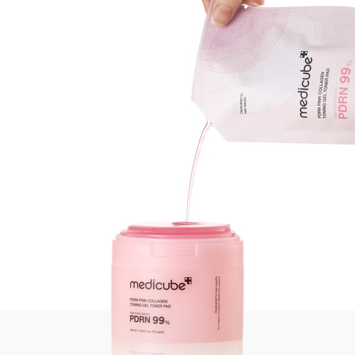 Medicube PDRN Pink Collagen Toning Gel Toner Pad balenie