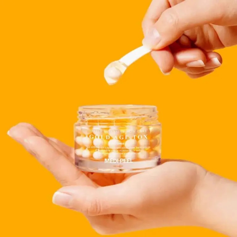 MEDI-PEEL Gold Age Tox H8 Cream aplikácia