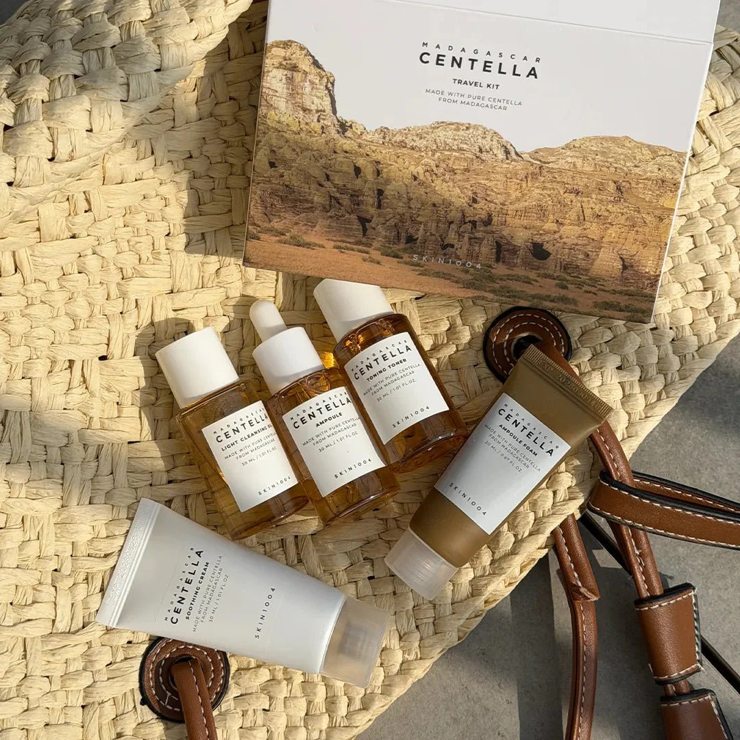 SKIN1004 Madagascar Centella Travel Kit pri cestovnej taške